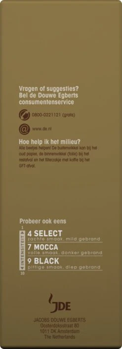 Douwe Egberts Excellent Filterkoffie - 6 X 500 Gram -Koffiemelk Winkel 420x1200 3