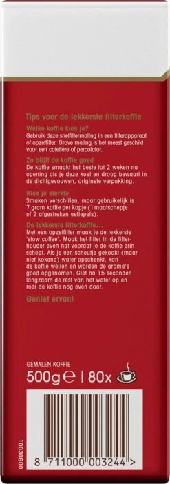 Douwe Egberts Aroma Rood Filterkoffie - Dubbelpak 6 X 1000 Gram -Koffiemelk Winkel 423x1200