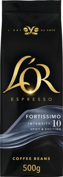 L'OR Espresso Fortissimo Koffiebonen (10) - 4 X 500 Gram -Koffiemelk Winkel 429x1200 1