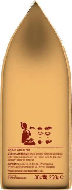 Senseo Gold Koffiepads - 5/9 Intensiteit - 10 X 36 Pads -Koffiemelk Winkel 454x1200