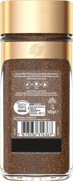 Nescafé Gold Decafé Oploskoffie - 6 Potten à 100 Gram -Koffiemelk Winkel 488x1200