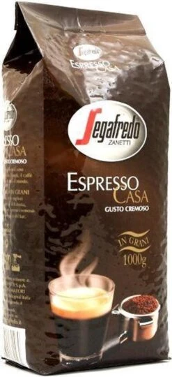 Segafredo Espresso Casa Koffiebonen - 8 X 1 Kg -Koffiemelk Winkel 549x1200