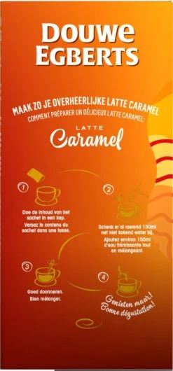 Douwe Egberts Verwenkoffie Latte Caramel Oploskoffie - 5 X 8 Zakjes 15 Douwe Egberts Verwenkoffie Latte Caramel Oploskoffie - 5 X 8 Zakjes -Koffiemelk Winkel 559x1200 2