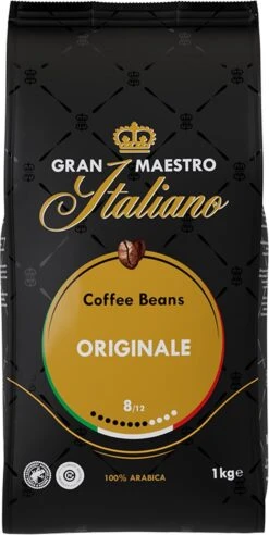 Gran Maestro Italiano - Orginale - Koffiebonen - Bonen Voor Espresso En Lungo - Arabica – 4 X 1kg -Koffiemelk Winkel 602x1200 2