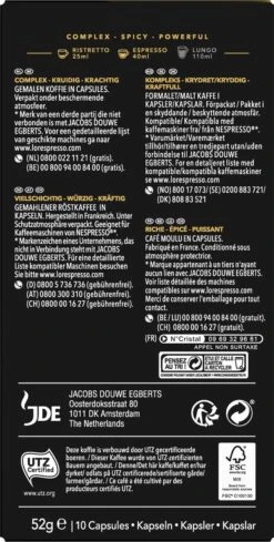 L'OR Espresso Supremo Koffiecups - Intensiteit 10/12 - 10 X 10 Capsules -Koffiemelk Winkel 606x1200 5