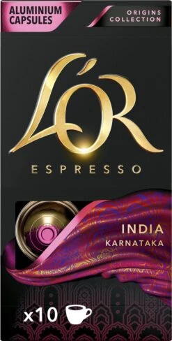 L'OR Espresso Origins India (10) - 10 X 10 Koffiecups -Koffiemelk Winkel 607x1200 5
