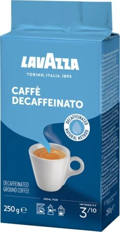 Lavazza Caffe Decaffeinato Filterkoffie - 250 Gram X8 12 Lavazza Caffe Decaffeinato Filterkoffie - 250 Gram X8 -Koffiemelk Winkel 620x1200