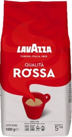 Lavazza Qualita Rossa Koffiebonen - 1 Kg -Koffiemelk Winkel 633x1200