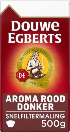 Douwe Egberts Aroma Rood Donker Filterkoffie - 6 X 500 Gram -Koffiemelk Winkel 642x1200 4