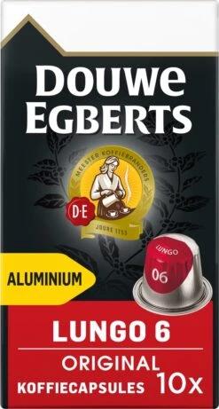 Douwe Egberts Lungo Original Koffiecups - Intensiteit 6/12 - 10 X 10 Capsules 18 Douwe Egberts Lungo Original Koffiecups - Intensiteit 6/12 - 10 X 10 Capsules -Koffiemelk Winkel 643x1200 2