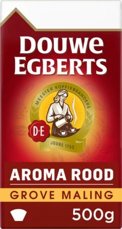 Douwe Egberts Aroma Rood Grove Maling Filterkoffie - 6 X 500 Gram -Koffiemelk Winkel 643x1200 3