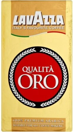 Lavazza Qualita Oro Gemalen / Filterkoffie - 250 Gram Krimp X20 -Koffiemelk Winkel 666x1200