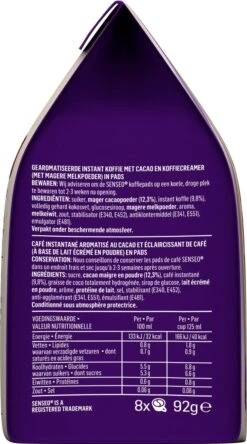 Senseo Cappuccino Choco Koffiepads - 2/9 Intensiteit - 4 X 8 Pads -Koffiemelk Winkel 668x1200