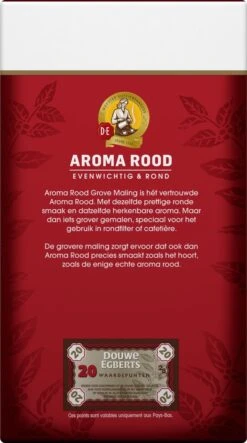 Douwe Egberts Aroma Rood Grove Maling Filterkoffie - 6 X 500 Gram -Koffiemelk Winkel 669x1200