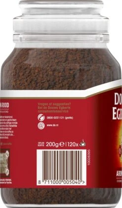 Douwe Egberts Aroma Rood Oploskoffie - 6 X Pot Van 200 Gram -Koffiemelk Winkel 706x1200