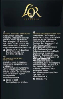 L'OR Espresso Forza Koffiecups - Intensiteit 9/12 - 4 X 40 Capsules -Koffiemelk Winkel 770x1200 2