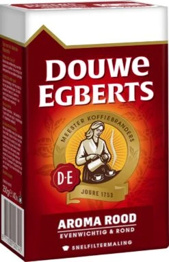Douwe Egberts Aroma Rood Filterkoffie - 24 X 250 Gram -Koffiemelk Winkel 775x1200