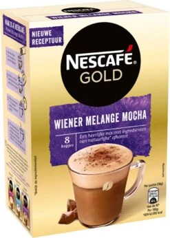 Nescafé Gold Wiener Melange Mocha Oploskoffie - 6 Doosjes à 8 Zakjes 11 Nescafé Gold Wiener Melange Mocha Oploskoffie - 6 Doosjes à 8 Zakjes -Koffiemelk Winkel 856x1200 1