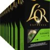 L'OR Lungo Elegante Koffiecups - Intensiteit 6/12 - 10 X 10 Capsules -Koffiemelk Winkel 874x1200