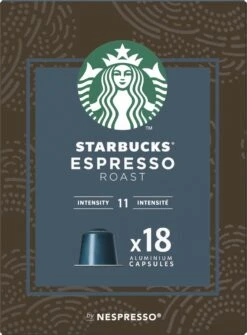 Starbucks By Nespresso Capsules Espresso Roast - 7 Doosjes à 18 Koffiecups -Koffiemelk Winkel 884x1200