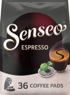 Senseo Espresso Koffiepads - 9/9 Intensiteit - 10 X 36 Pads -Koffiemelk Winkel 887x1200