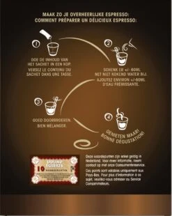 Douwe Egberts Espresso Sticks Oploskoffie - 6 X 25 Zakjes 11 Douwe Egberts Espresso Sticks Oploskoffie - 6 X 25 Zakjes -Koffiemelk Winkel 957x1200