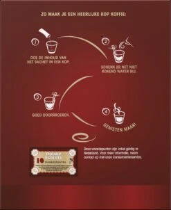 Douwe Egberts Aroma Rood Sticks Oploskoffie - 6 X 25 Zakjes -Koffiemelk Winkel 981x1200 2