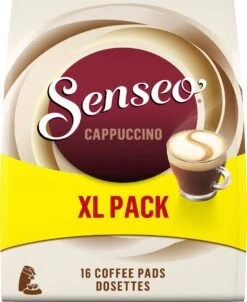 Senseo Cappuccino Koffiepads - 2/9 Intensiteit - 4 X 16 Pads - Voordeelverpakking -Koffiemelk Winkel 982x1200 1